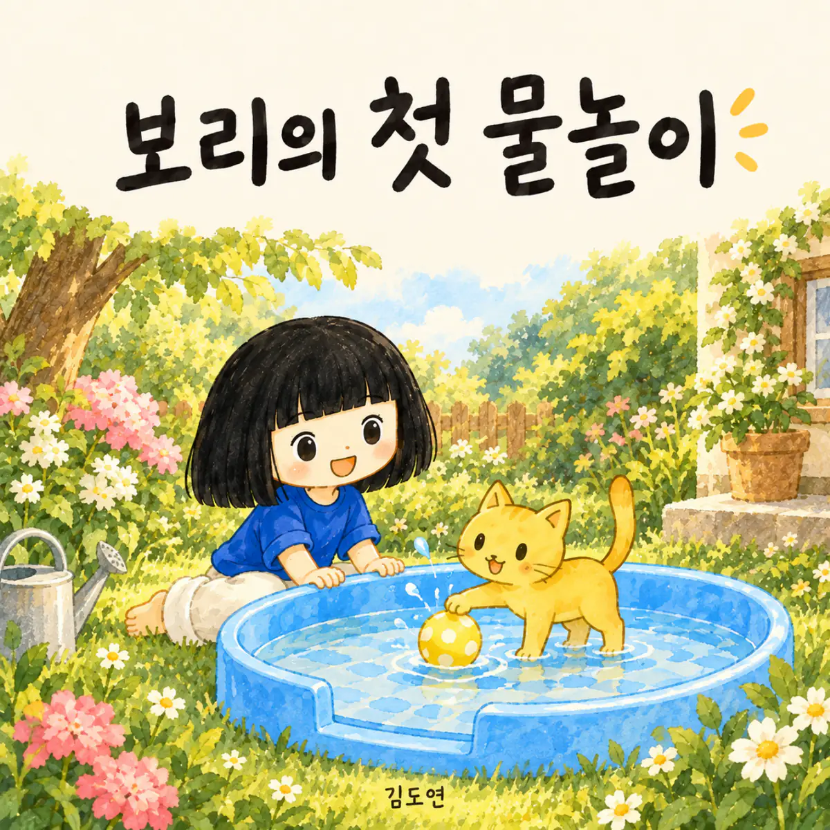 보리의 첫 물놀이 앞표지