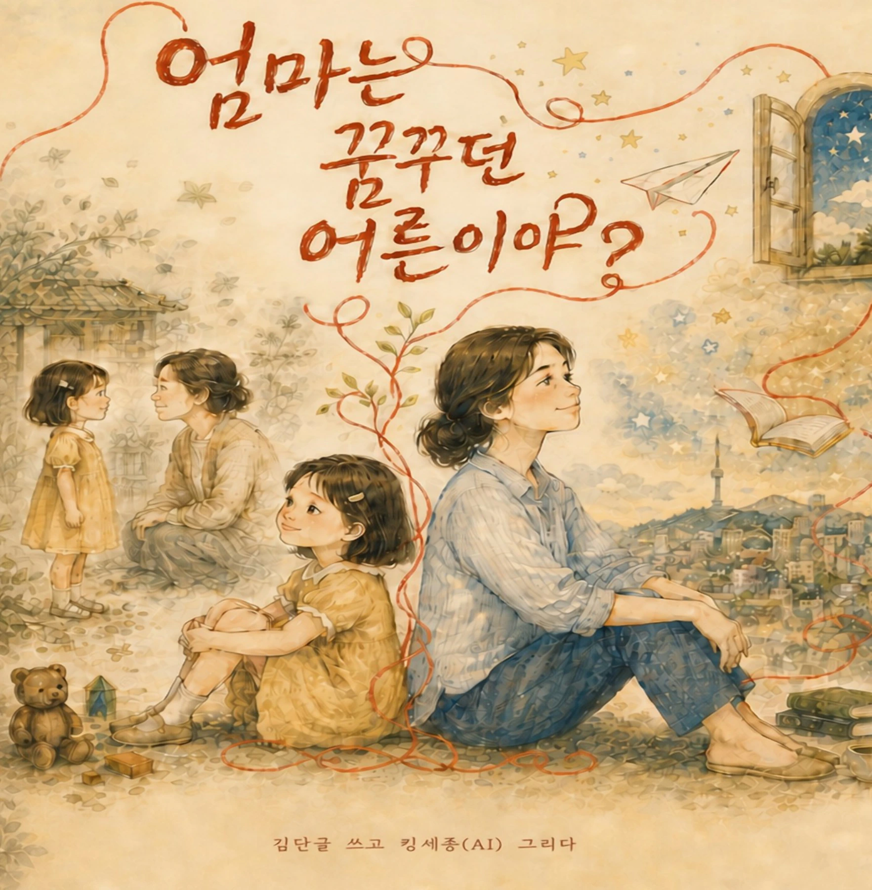 엄마는 꿈꾸던 어른이야? 공식 앞표지